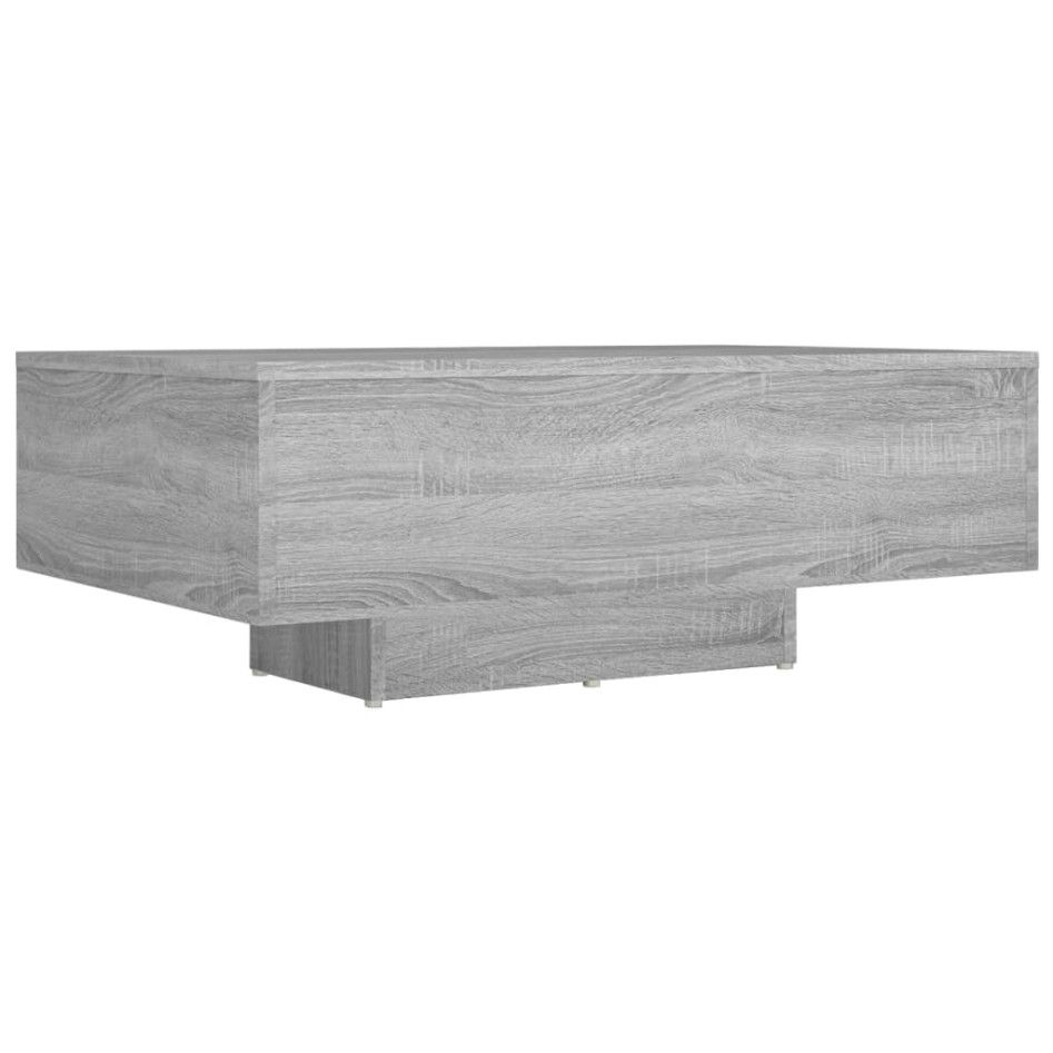 Mesa de centro madera de ingeniería gris Sonoma 85x55x31