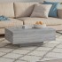 Mesa de centro madera de ingeniería gris Sonoma 85x55x31