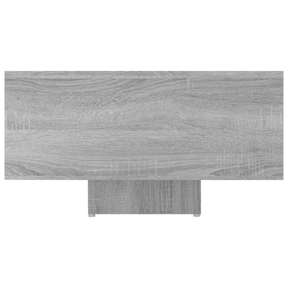Mesa de centro madera de ingeniería gris Sonoma 85x55x31
