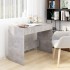 Escritorio de madera contrachapada gris hormigón 101x50x76,5