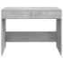 Escritorio de madera contrachapada gris hormigón 101x50x76,5