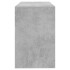 Escritorio de madera contrachapada gris hormigón 101x50x76,5