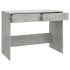 Escritorio de madera contrachapada gris hormigón 101x50x76,5