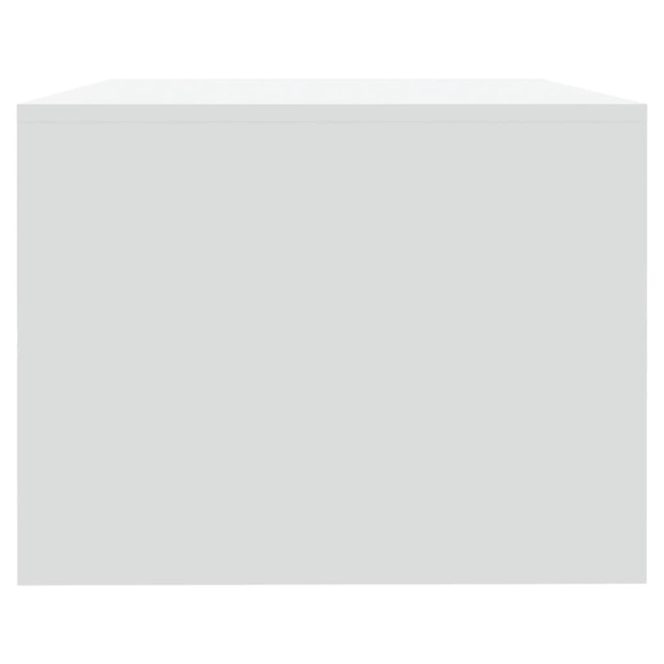 Mesa de centro madera de ingeniería blanco 102x55x42