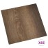 Lamas para suelo autoadhesivas 55 uds PVC marrón 5,11