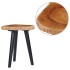 Mesa de centro de madera maciza de teca 40x45