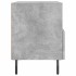 Mesita noche 2 uds madera ingeniería gris hormigón