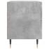 Mesita noche 2 uds madera ingeniería gris hormigón