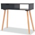 Mesa consola de madera maciza de pino 80x30x72 cm