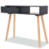 Mesa consola de madera maciza de pino 80x30x72 cm