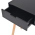 Mesa consola de madera maciza de pino 80x30x72 cm