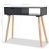 Mesa consola de madera maciza de pino 80x30x72 cm