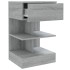 Mesitas de noche 2 uds madera gris Sonoma 40x35x65