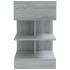 Mesitas de noche 2 uds madera gris Sonoma 40x35x65