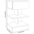 Mesitas de noche 2 uds madera gris Sonoma 40x35x65