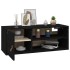 Armario de pared de madera maciza de pino negro 80x30x30