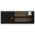 Armario de pared de madera maciza de pino negro 80x30x30