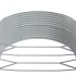 Jardinera arriate acero recubrimiento polvo gris 212x140x68