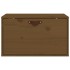 Armario de pared madera maciza de pino marrón miel 60x30x35
