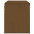 Armario de pared madera maciza de pino marrón miel 60x30x35
