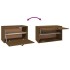 Armario de pared madera maciza de pino marrón miel 60x30x35