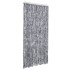 Cortina mosquitera de chenilla plateada 100x220