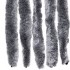 Cortina mosquitera de chenilla plateada 100x220
