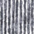 Cortina mosquitera de chenilla plateada 100x220