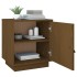 Mesitas de noche 2 uds madera de pino marrón miel 40x34x45