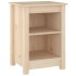 Mesitas de noche 2 uds madera maciza de pino 40x35x55