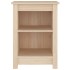 Mesitas de noche 2 uds madera maciza de pino 40x35x55