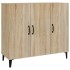 Aparador de madera de ingeniería roble Sonoma 90x34x80