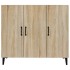 Aparador de madera de ingeniería roble Sonoma 90x34x80