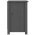 Mesita de noche madera maciza de pino gris 40x35x55