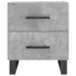 Mesita noche 2 uds madera ingeniería gris hormigón