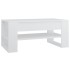 Mesa de centro madera de ingeniería blanco 102x55x42