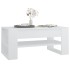 Mesa de centro madera de ingeniería blanco 102x55x42