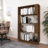 Estantería/divisor madera de pino marrón miel 80x25x132