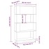 Estantería/divisor madera de pino marrón miel 80x25x132