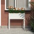 Jardinera madera maciza de pino blanco 78x40x81