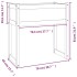 Jardinera madera maciza de pino blanco 78x40x81