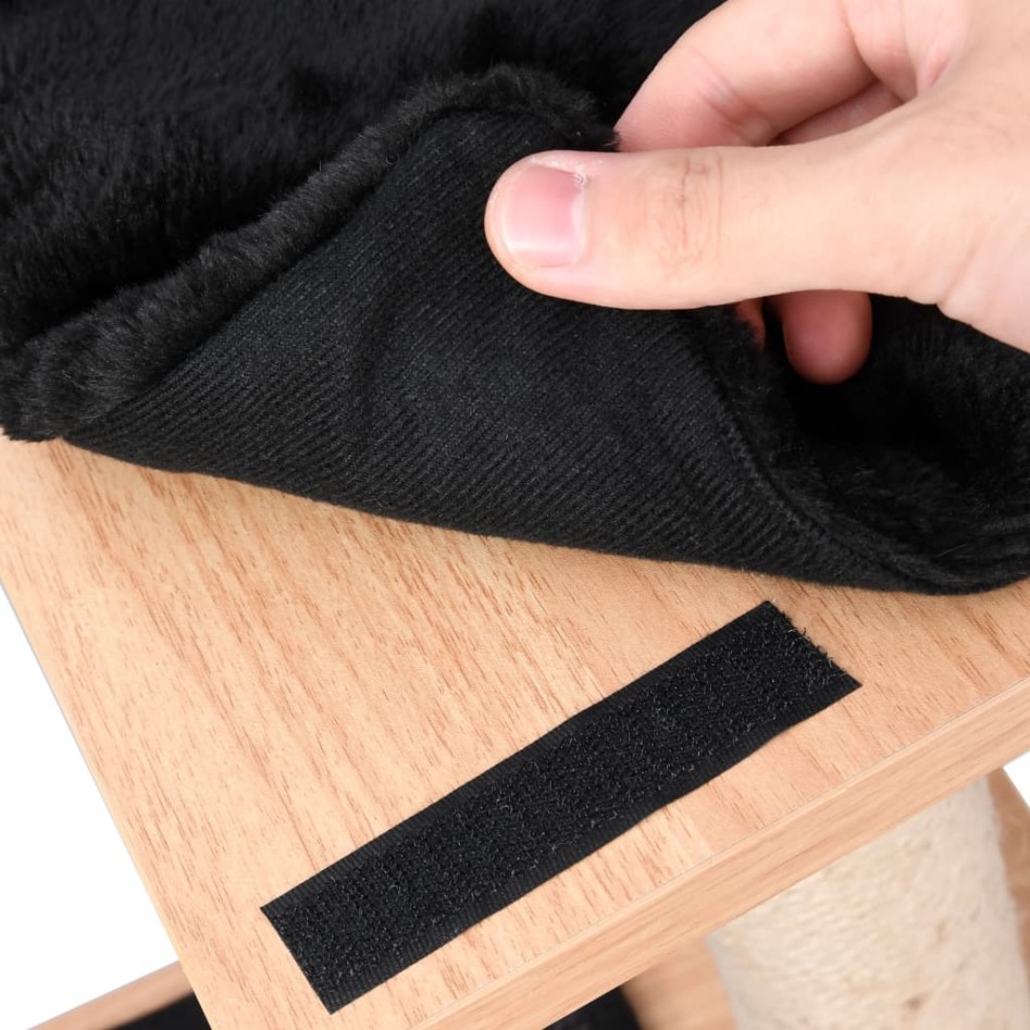 Rascador para gatos con alfombra rascadora de sisal 123