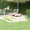 Jardinera madera maciza de pino blanco 110x110x27 cm