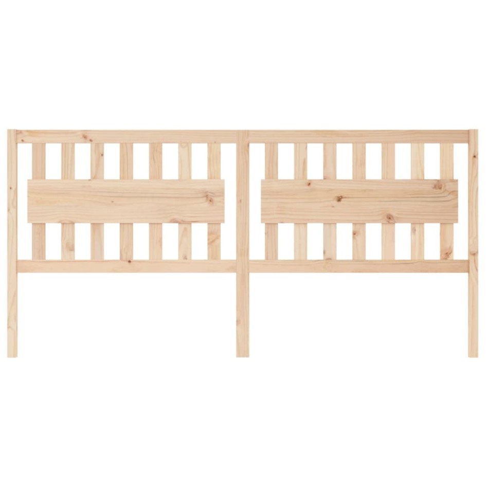 Cabecero de cama madera maciza de pino 205,5x4x100