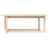 Mesa de centro de madera maciza de pino 110x55x45