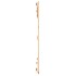 Cabecero de cama de pared madera maciza de pino 127,5x3x90