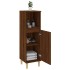 Armario de baño madera contrachapada marrón roble 30x30x100