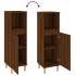 Armario de baño madera contrachapada marrón roble 30x30x100
