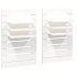 Estantes mesitas de pared 2 uds madera maciza de pino