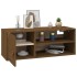 Armario de pared madera maciza de pino marrón miel 80x30x30